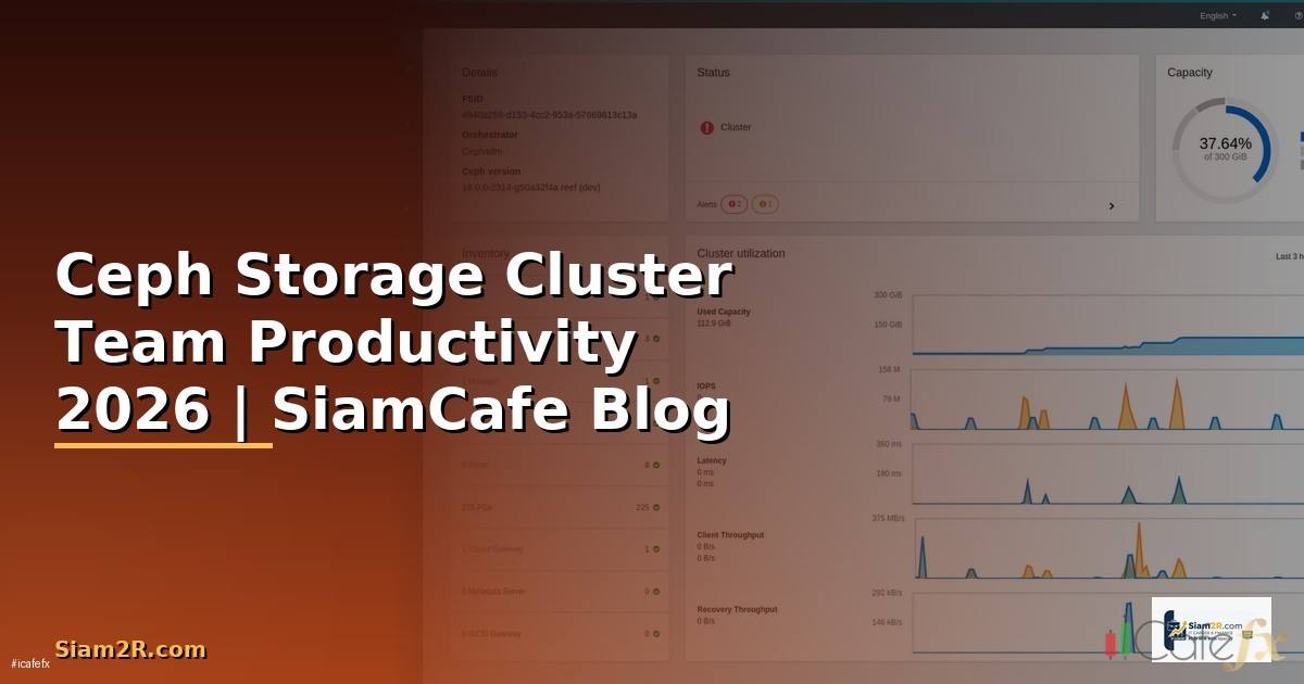 Ceph Storage Cluster Team Productivity
