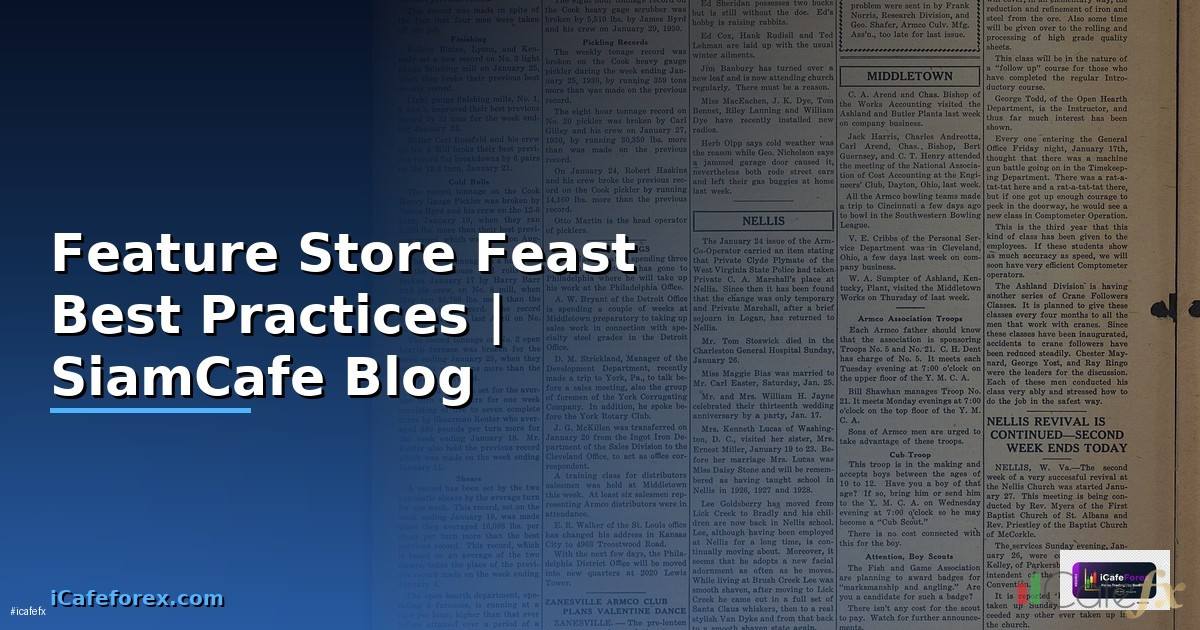 Feature Store Feast Best Practices ที่ต้องรู้