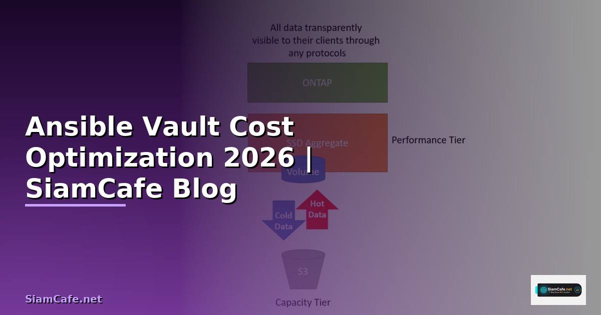 Ansible Vault Cost Optimization ลดค่าใช้จ่าย