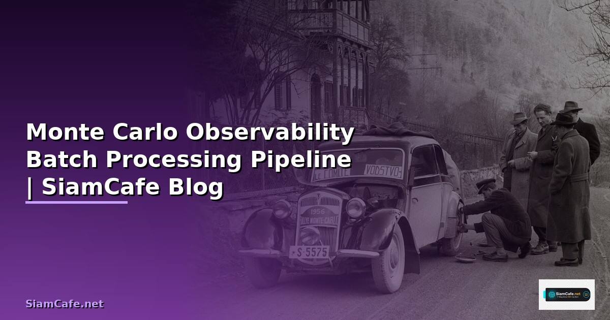 Monte Carlo Observability Batch Processing