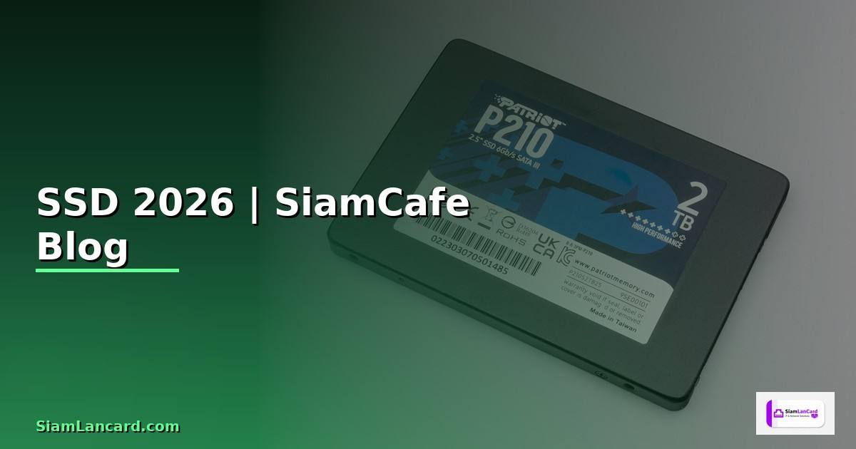 แรม SSD คืออะไร — ทุกสิ่งที่ต้องรู้ในปี 2026