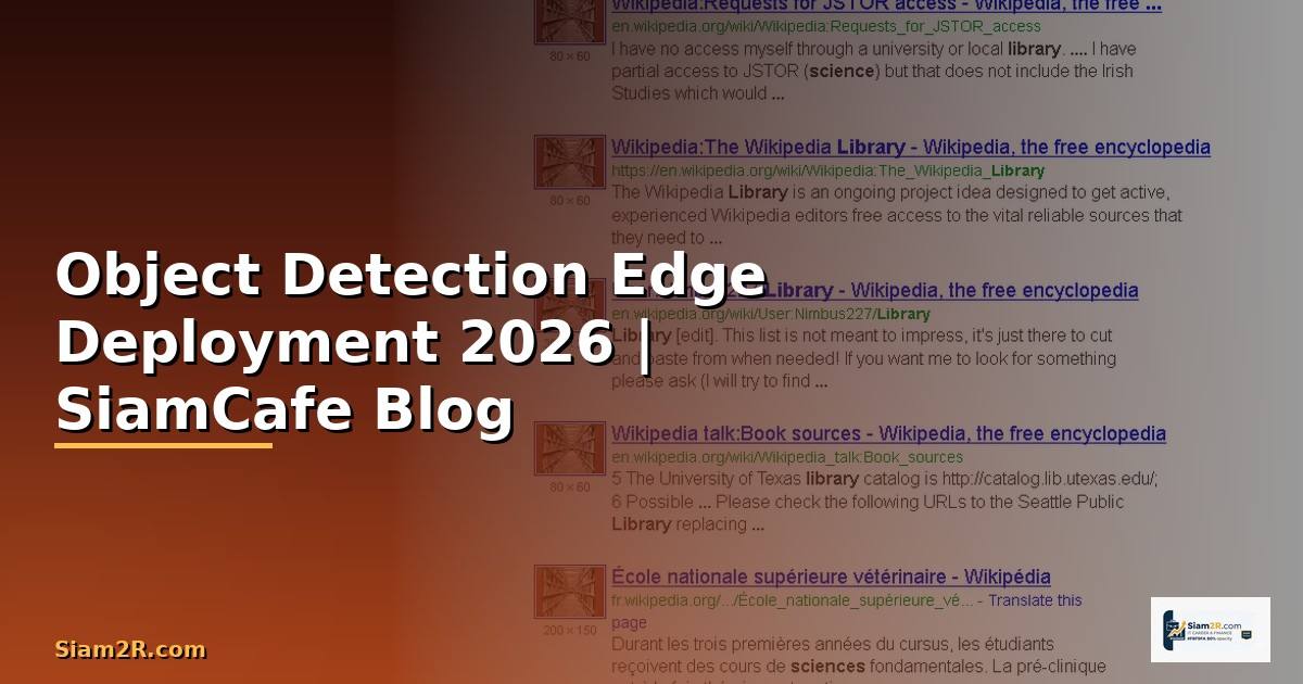 Object Detection Edge Deployment