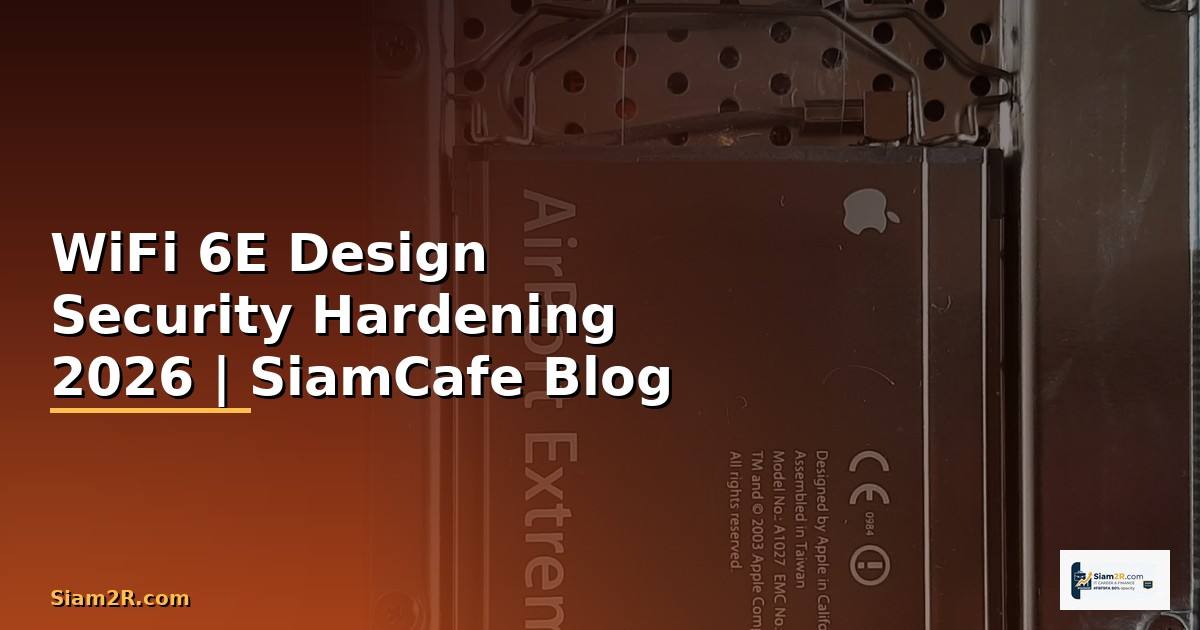 WiFi 6E Design Security Hardening ป้องกันแฮก