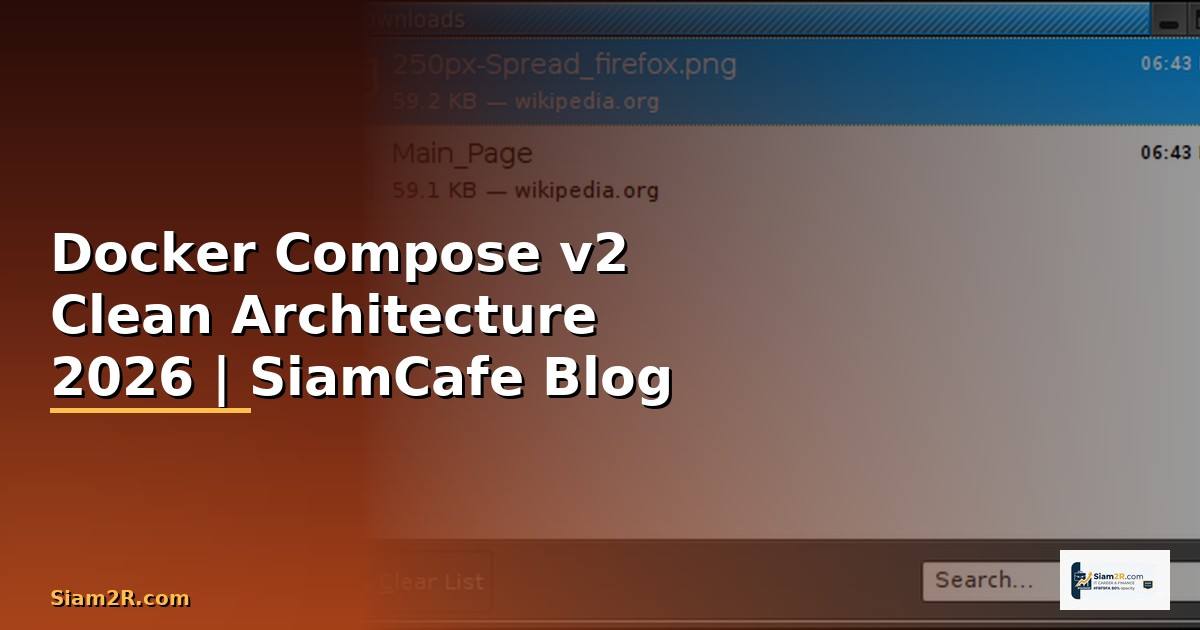 Docker Compose v2 Clean Architecture