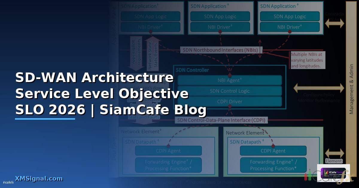 SD-WAN Architecture Service Level Objective SLO — คู่มือฉบับสมบูรณ์ 2026