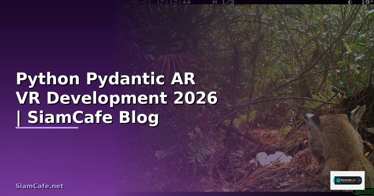 Python Pydantic AR VR Development