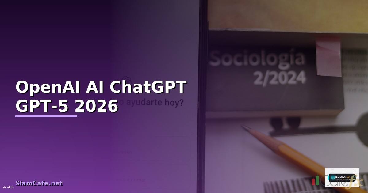 OpenAI คืออะไร — คู่มือ AI จาก ChatGPT ถึง GPT-5