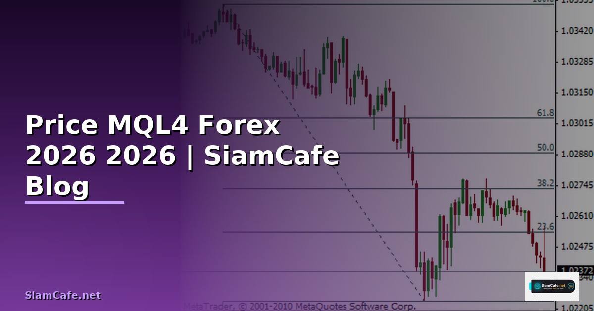 Price MQL4 — คู่มือเทรด Forex ฉบับสมบูรณ์ 2026