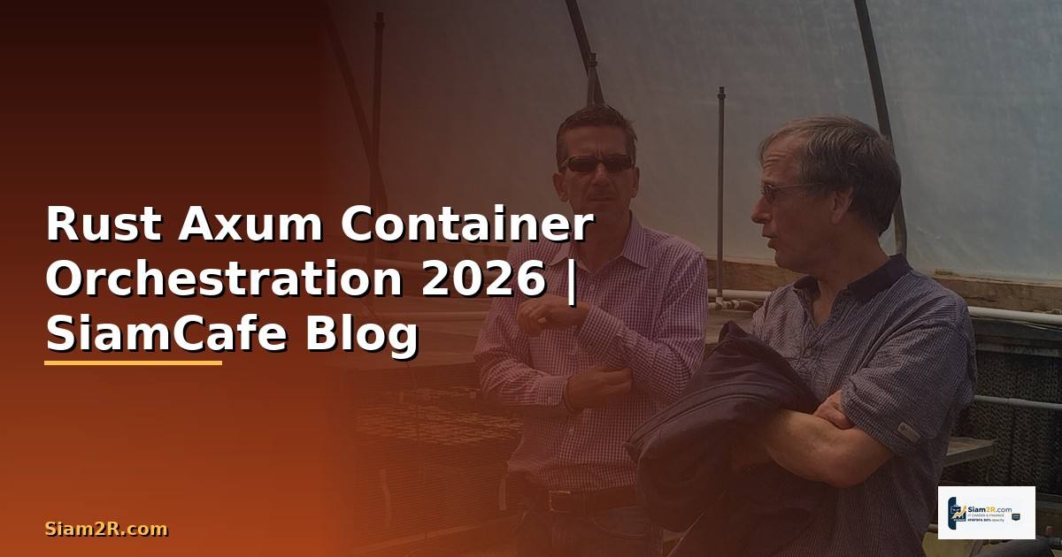 Rust Axum Container Orchestration