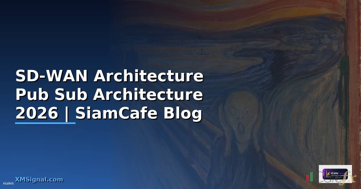 SD-WAN Architecture Pub Sub Architecture