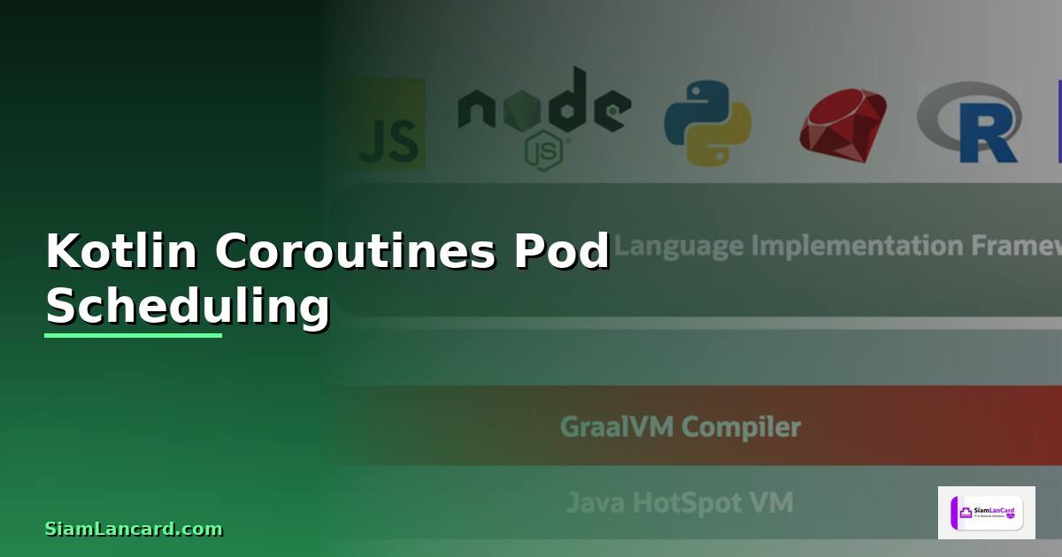 Kotlin Coroutines Pod Scheduling —