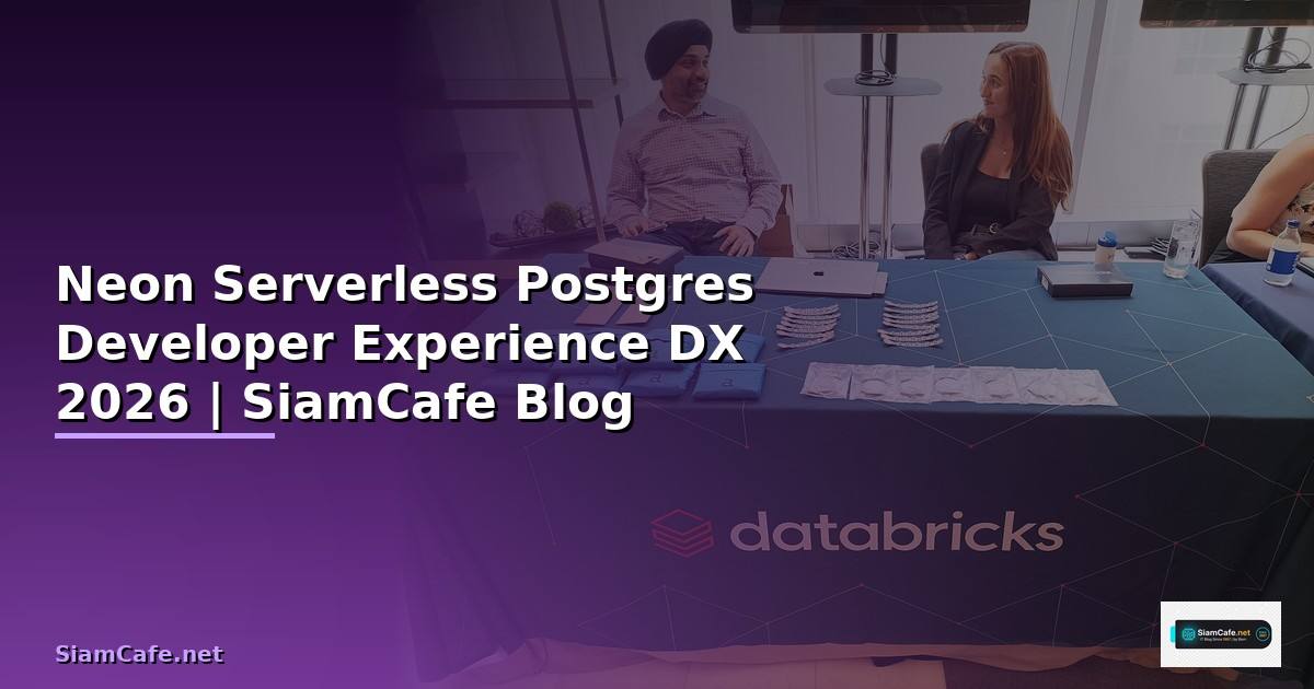Neon Serverless Postgres Developer Experience DX