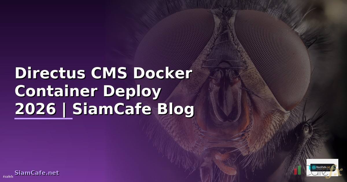 Directus CMS Docker Container Deploy
