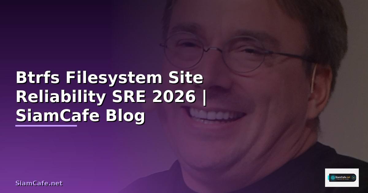 Btrfs Filesystem Site Reliability SRE