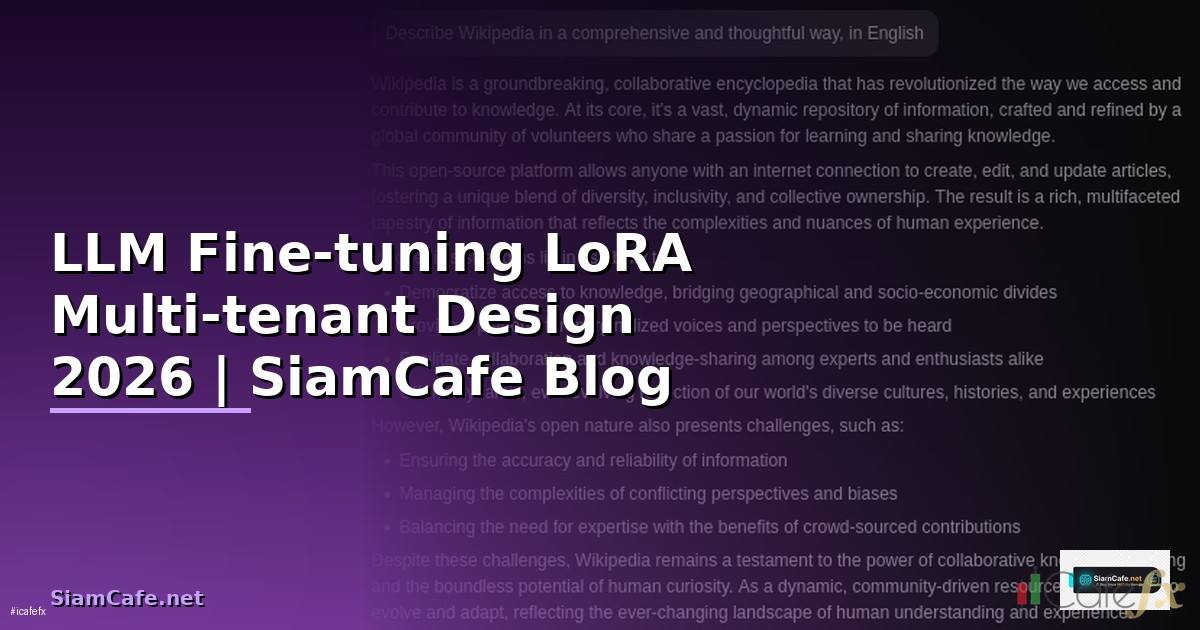 LLM Fine-tuning LoRA Multi-tenant Design —