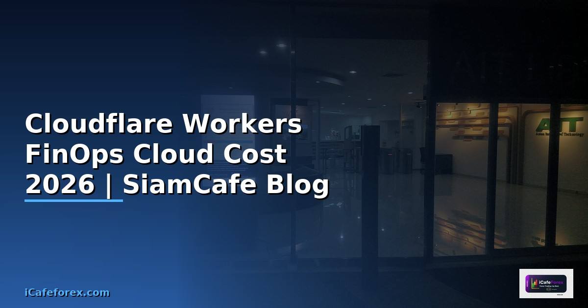 Cloudflare Workers FinOps Cloud Cost — คู่มือฉบับสมบูรณ์ 2026
