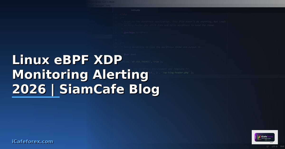 Linux eBPF XDP Monitoring และ Alerting