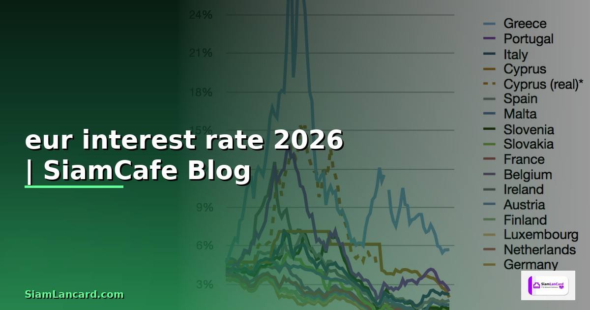 eur interest rate — คู่มือฉบับสมบูรณ์ 2026