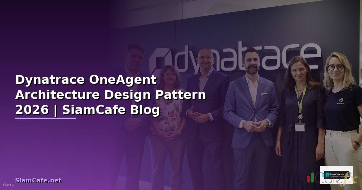 Dynatrace OneAgent Architecture Design Pattern — คู่มือฉบับสมบูรณ์ 2026