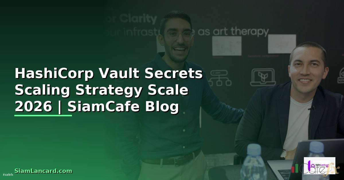 HashiCorp Vault Secrets Scaling Strategy วิธี