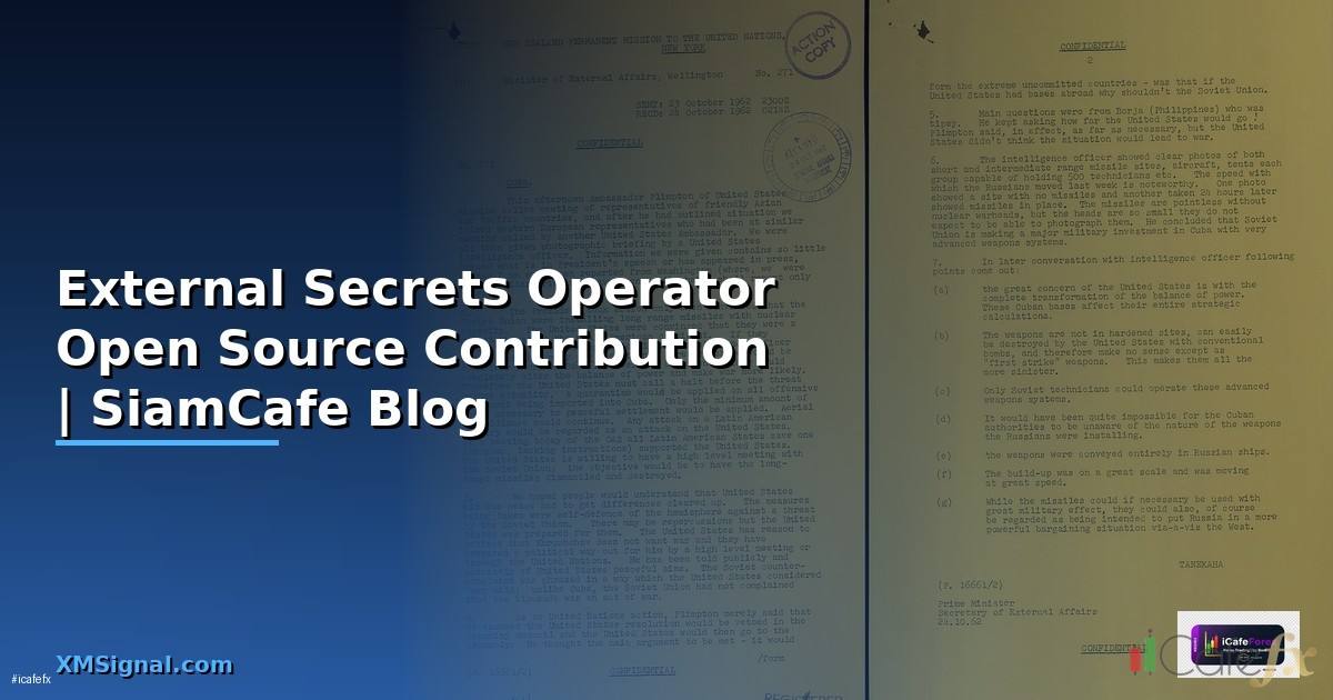 External Secrets Operator Open Source Contribution