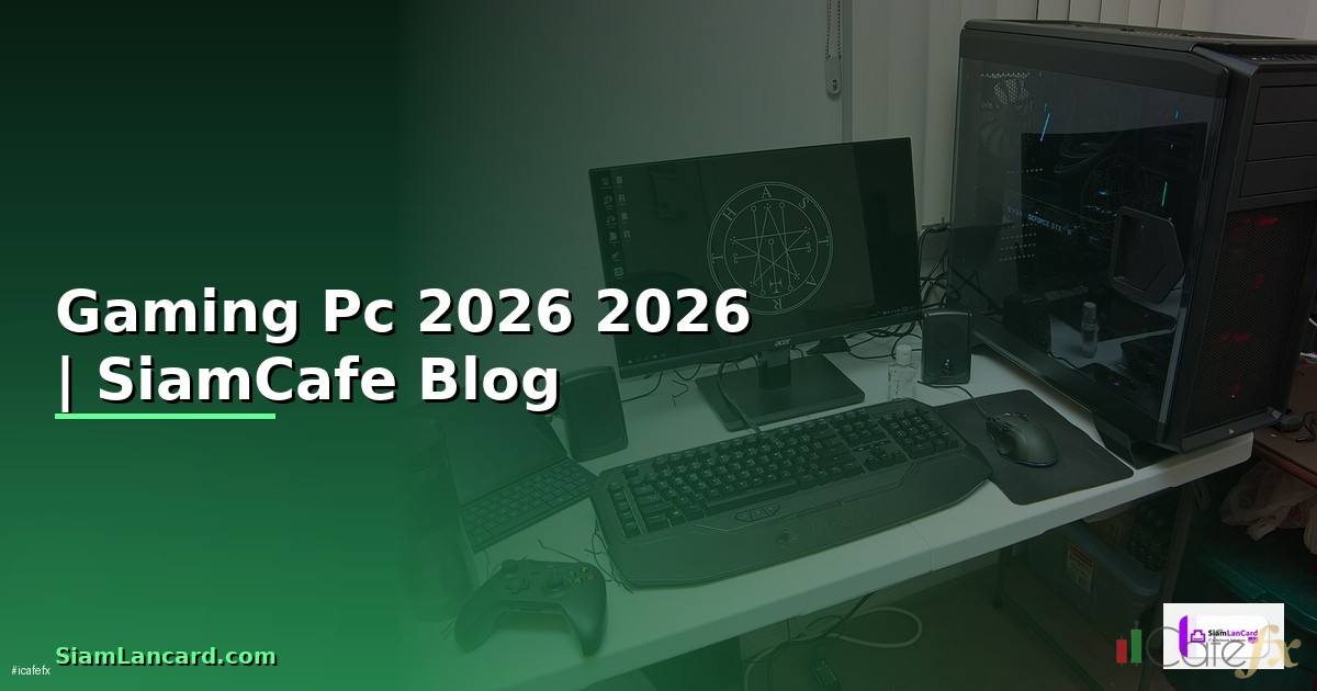 Gaming Pc — คู่มือฉบับสมบูรณ์ 2026