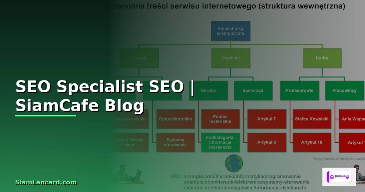 SEO Specialist คืออะไร — อาชีพผู้เชี่ยวชาญ SEO