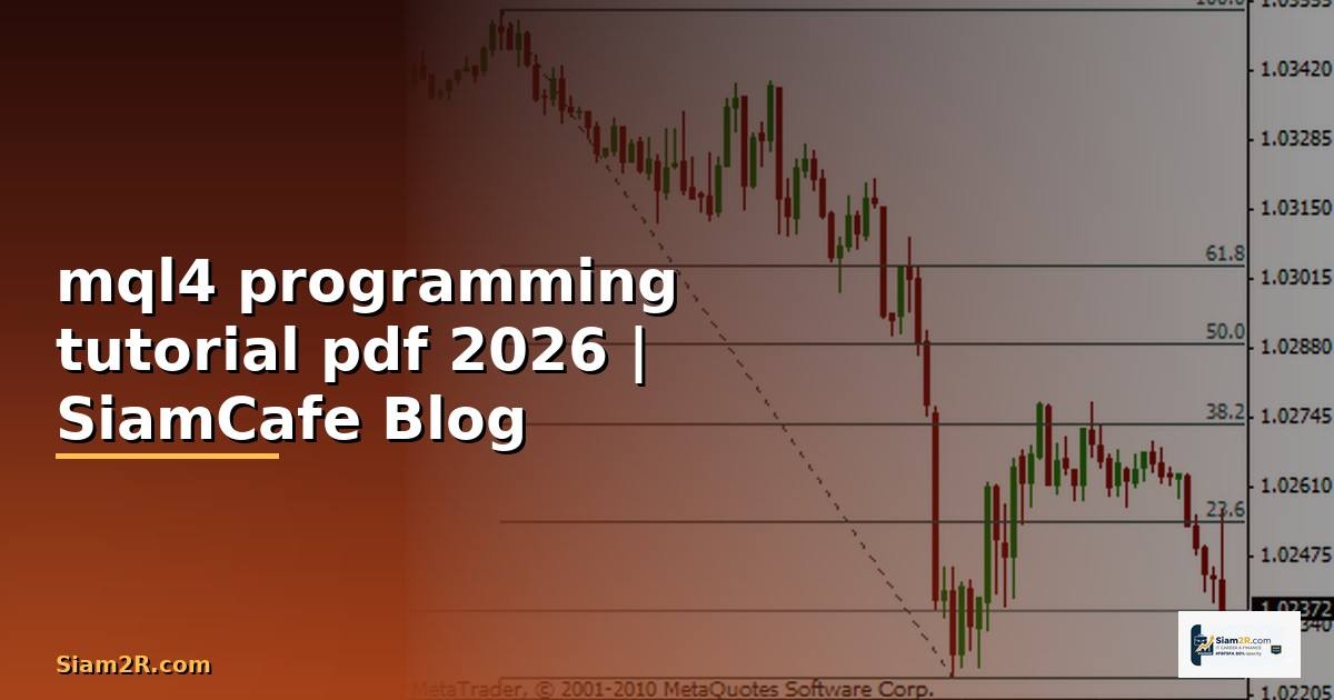 mql4 programming tutorial pdf