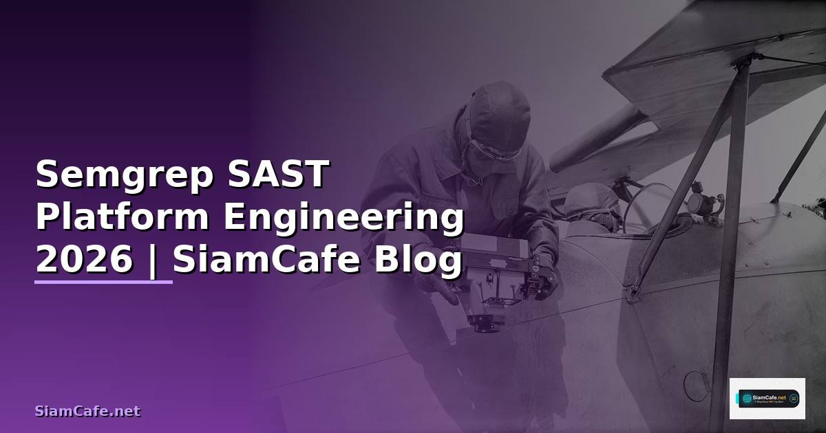Semgrep SAST Platform Engineering — คู่มือฉบับสมบูรณ์ 2026