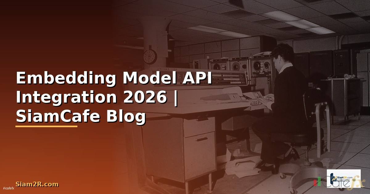 Embedding Model API Integration เชื่อมต่อระบบ