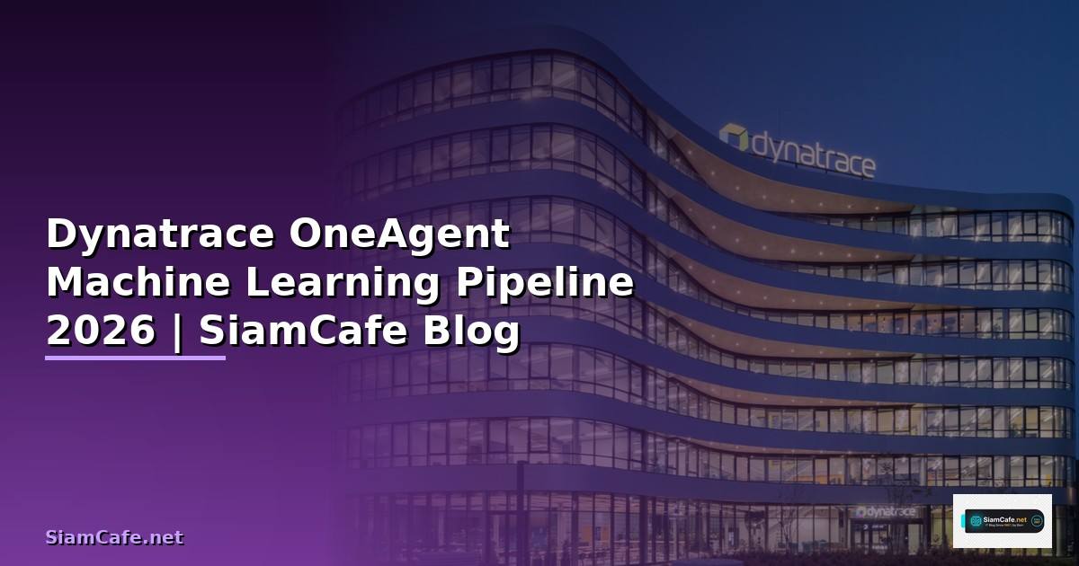 Dynatrace OneAgent Machine Learning Pipeline