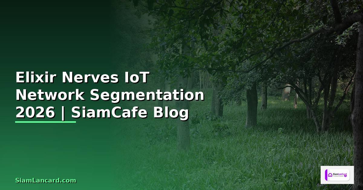 Elixir Nerves IoT Network Segmentation