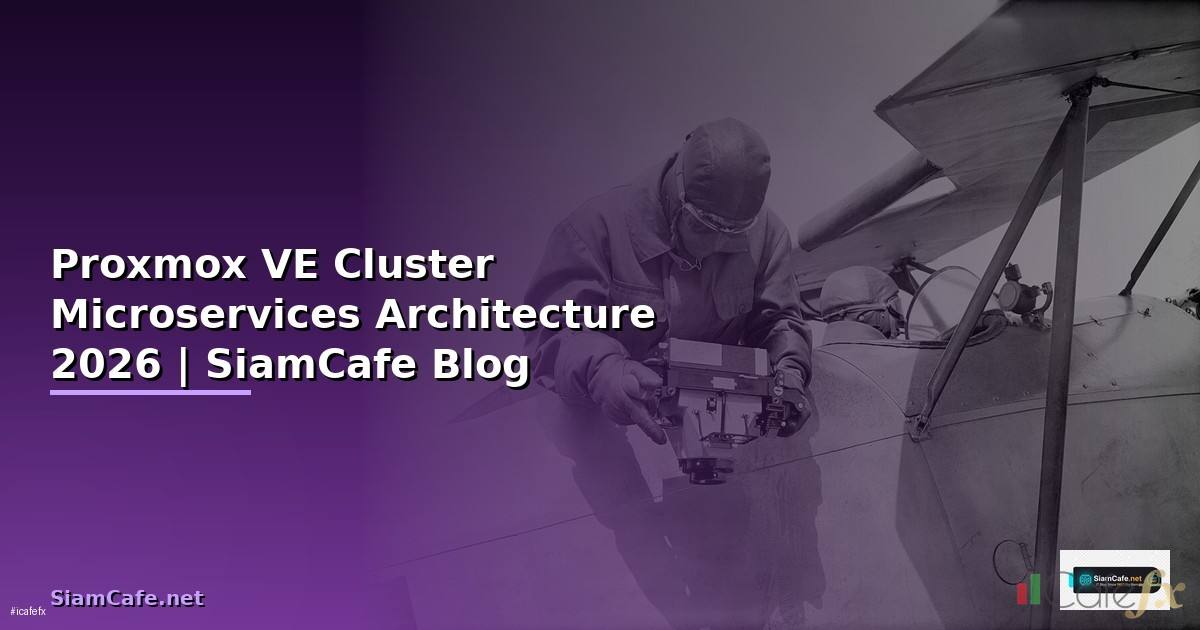Proxmox VE Cluster Microservices Architecture
