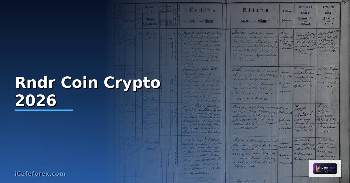 Rndr Coin — คู่มือ Crypto ฉบับสมบูรณ์ 2026 —