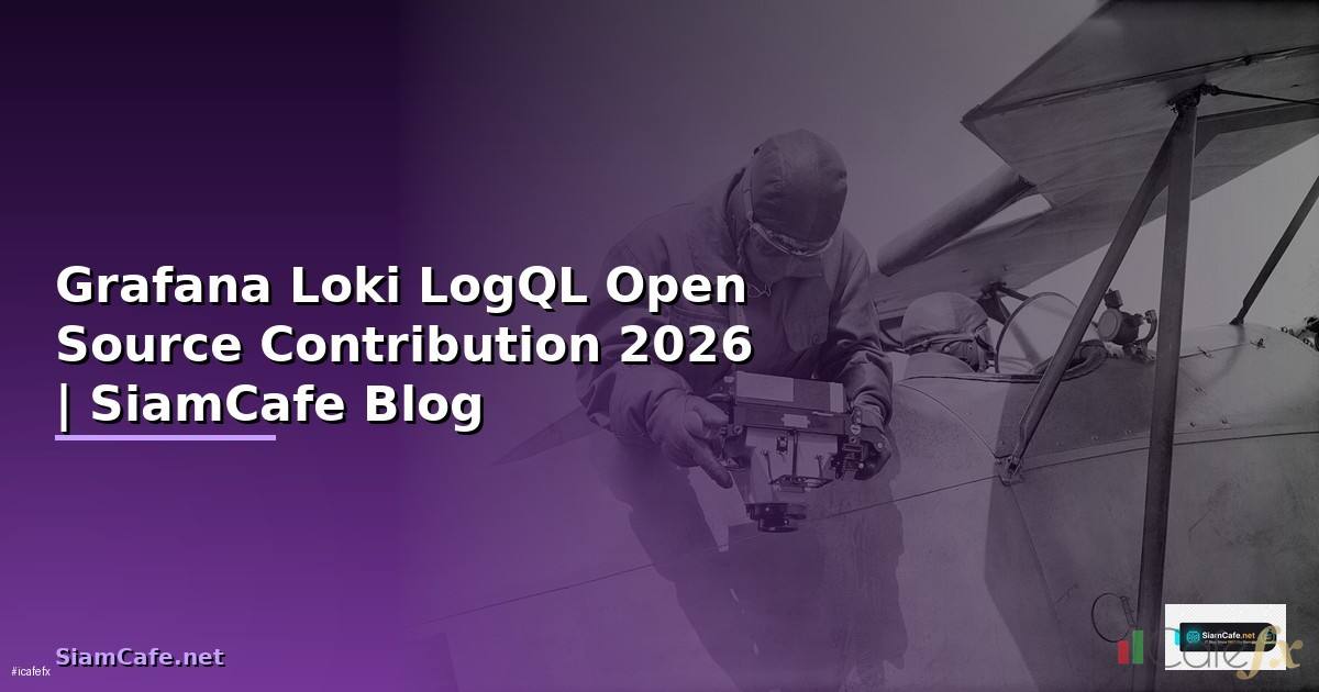 Grafana Loki LogQL Open Source Contribution — คู่มือฉบับสมบูรณ์ 2026