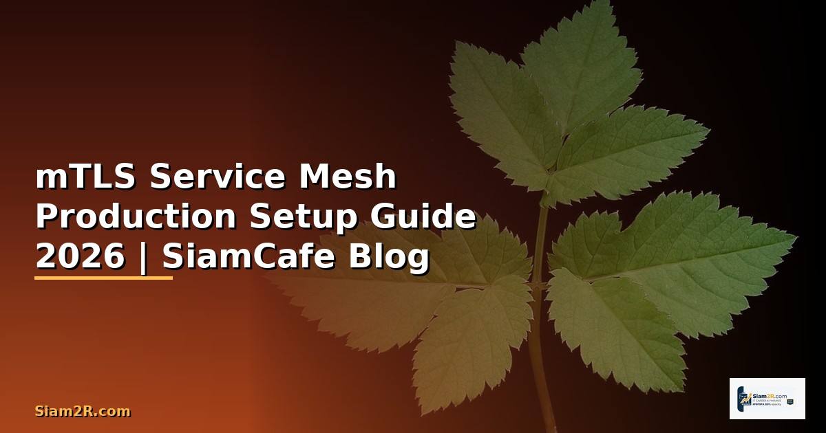 mTLS Service Mesh Production Setup Guide —