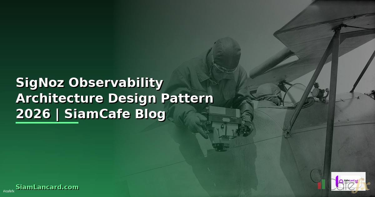 SigNoz Observability Architecture Design Pattern