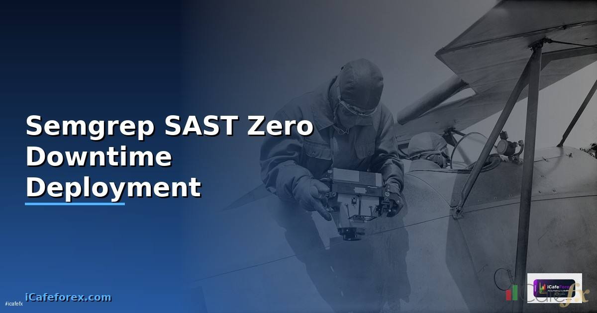 Semgrep SAST Zero Downtime Deployment —
