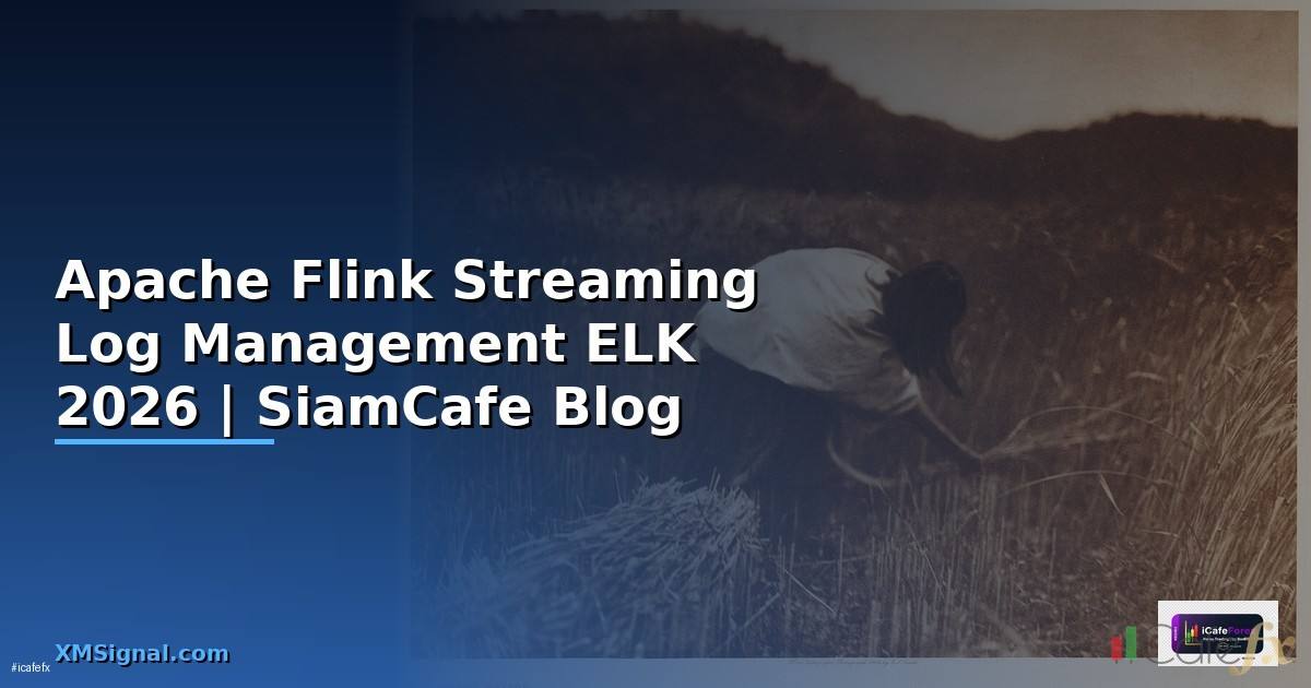 Apache Flink Streaming Log Management ELK