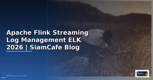 Apache Flink Streaming Log Management ELK