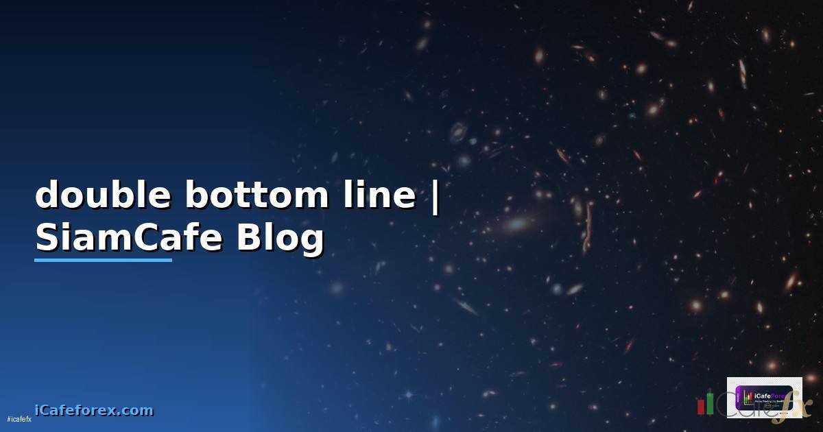 double bottom line — ข้อมูลครบถ้วน 2026
