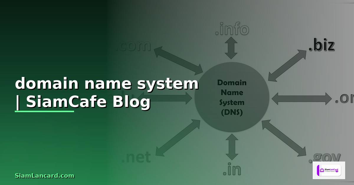 domain name system คือ
