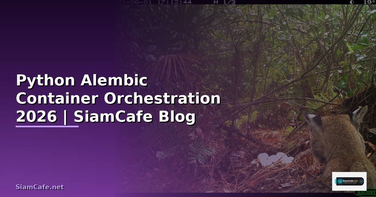 Python Alembic Container Orchestration