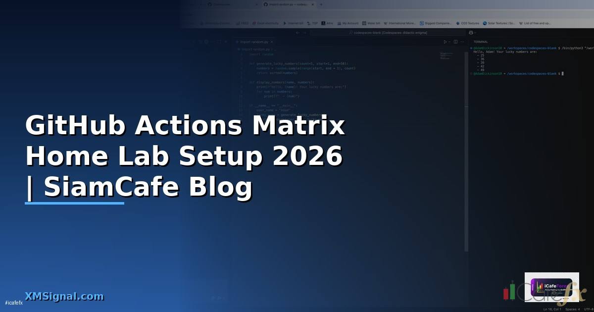 GitHub Actions Matrix Home Lab Setup