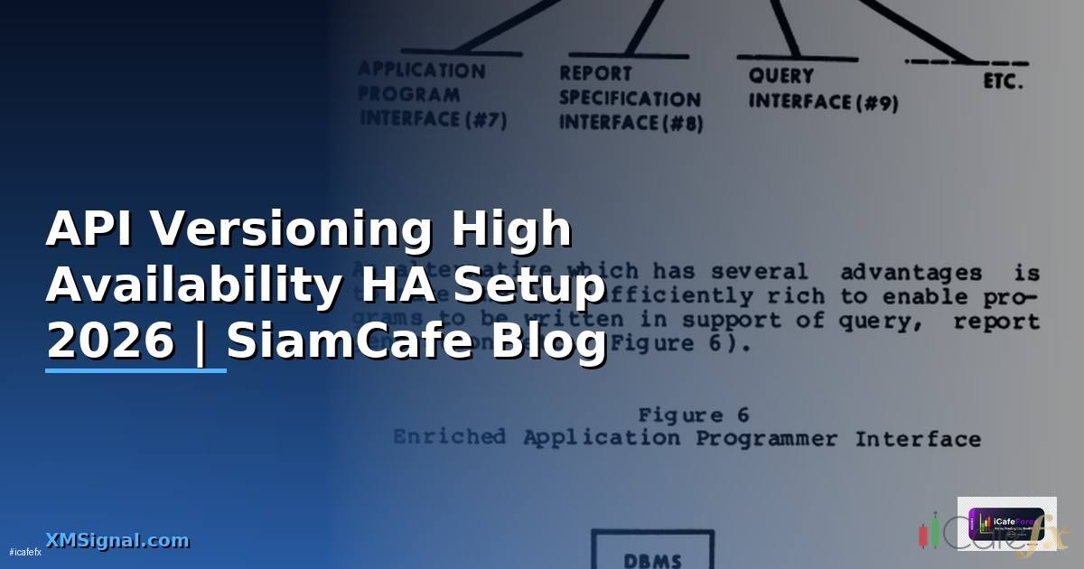 API Versioning High Availability HA Setup