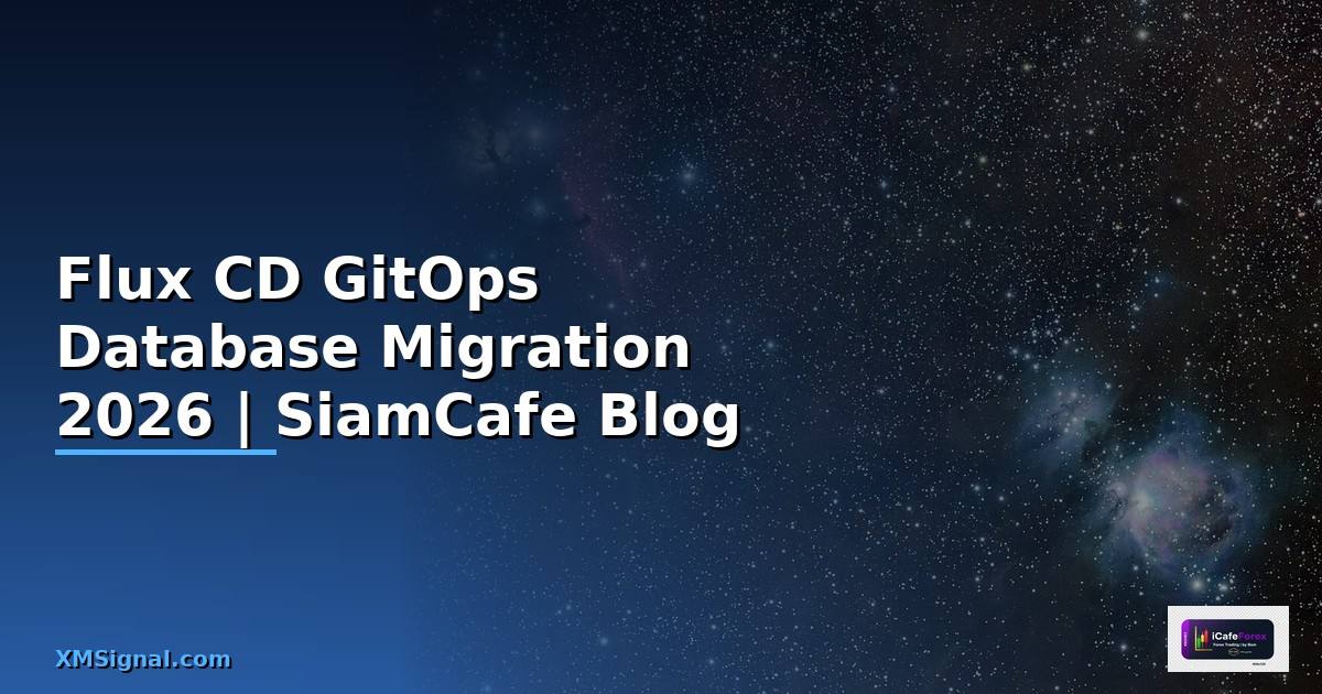 Flux CD GitOps Database Migration