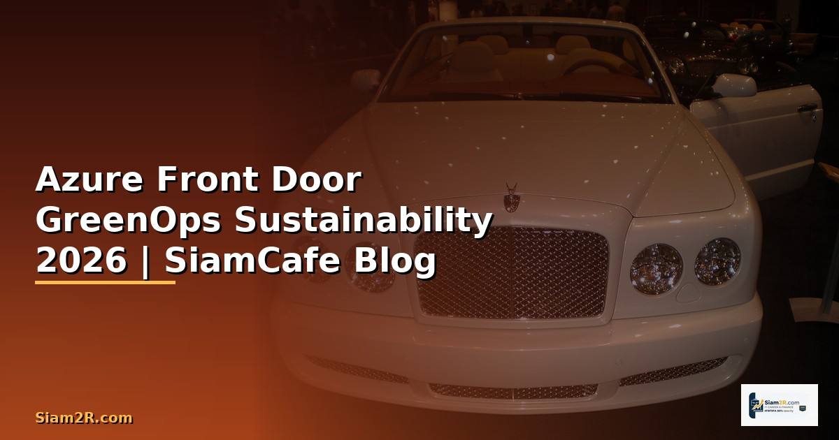 Azure Front Door GreenOps Sustainability