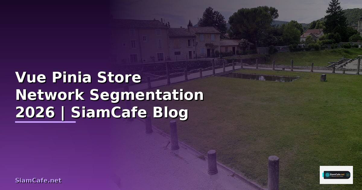 Vue Pinia Store Network Segmentation