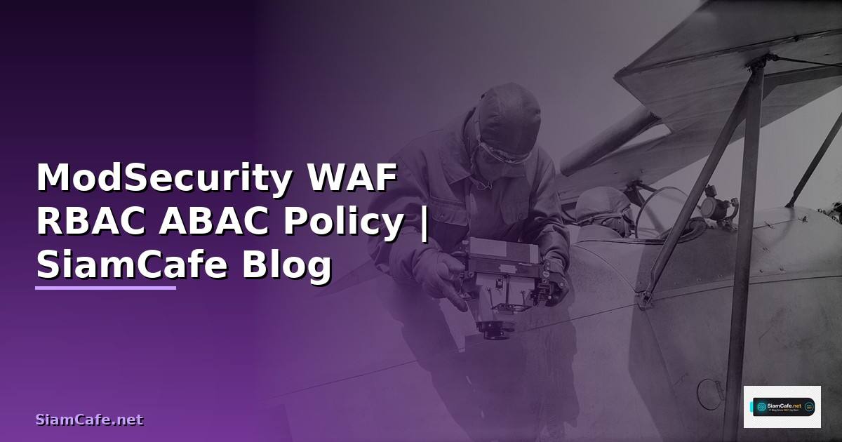 ModSecurity WAF RBAC ABAC Policy
