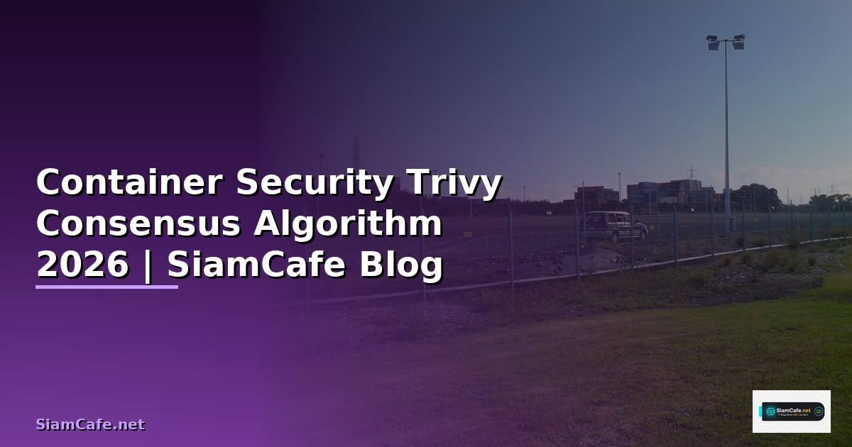 Container Security Trivy Consensus Algorithm